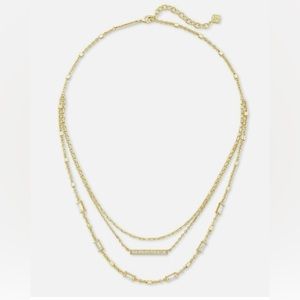 Kendra Scott Addison Triple Stand necklace